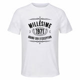 Maillot de Sport Homme 1971 Millesime Grand Cru Ministere Magie - T-Shirt Respirant Polyester Manches Courtes - Cadeau Sportif Anniversaire Noël Fête des Pères