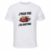 Maillot de Sport Homme Karting J'peux Pas - T-Shirt Respirant Polyester Manches Courtes - Cadeau Sportif Anniversaire Noël Fête des Pères