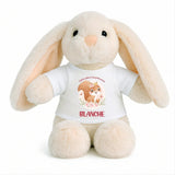 Peluche Lapin Bébé Doudou Blanche Princesse Écureuil Cadeau Naissance Fille Nouveau-Né Baby Shower