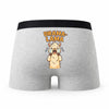 Caleçon Drama-Lama - Humour Boxer Gris Idée Cadeau