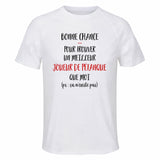 Maillot de Sport Homme Joueur De Petanque Ca n'existe Pas Homme - T-Shirt Respirant Polyester Manches Courtes - Cadeau Sportif Anniversaire Noël Fête des Pères
