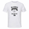 Maillot de Sport Homme Tir Quarantenaire - T-Shirt Respirant Polyester Manches Courtes - Cadeau Sportif Anniversaire Noël Fête des Pères