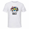 Maillot de Sport Homme Super Oncle - T-Shirt Respirant Polyester Manches Courtes - Cadeau Sportif Anniversaire Noël Fête des Pères