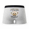 Caleçon Pierre-Louis Agneau - Humour Boxer Gris Idée Cadeau