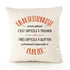 Housse de Coussin Premium Un Nutritionniste Aussi génial - Coton Canvas Fairtrade Beige Idée Cadeau Décoration Canapé