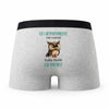 Caleçon Cet Orthophoniste Le Plus Chouette - Humour Boxer Gris Idée Cadeau