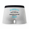 Caleçon Un Handballeur Formidable - Humour Boxer Gris Idée Cadeau