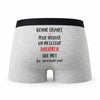Caleçon Interprete ça n'existe Pas Homme - Humour Boxer Gris Idée Cadeau