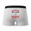 Caleçon Marraine Infirmiere - Humour Boxer Gris Idée Cadeau Fête des Pères