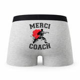 Caleçon Karate - Humour Boxer Gris Idée Cadeau