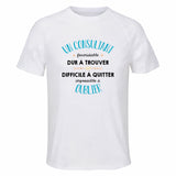 Maillot de Sport Homme pour Un Consultant Formidable Blanc - T-Shirt Respirant Polyester Manches Courtes - Cadeau Sportif Anniversaire Noël Fête des Pères