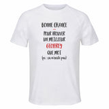 Maillot de Sport Homme pour Geoffrey Ca n'existe Pas Homme - T-Shirt Respirant Polyester Manches Courtes - Cadeau Sportif Anniversaire Noël Fête des Pères