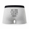 Caleçon Faute D Amour - Humour Boxer Gris Idée Cadeau