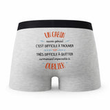 Caleçon Un Gabin Aussi Génial - Humour Boxer Gris Idée Cadeau