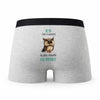 Caleçon Alya la Plus Chouette - Humour Boxer Gris Idée Cadeau
