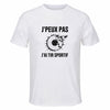 Maillot de Sport Homme Tir Sportif J'peux Pas - T-Shirt Respirant Polyester Manches Courtes - Cadeau Sportif Anniversaire Noël Fête des Pères