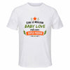 Maillot de Sport Homme Meilleur Baby Love Super Pouvoir Cadeau Anniversaire Noël Fête des Pères T-Shirt Respirant Polyester