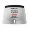 Caleçon Ingenieur ça n'existe Pas Homme - Humour Boxer Gris Idée Cadeau