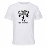 Maillot de Sport Homme Marche Trentenaire - T-Shirt Respirant Polyester Manches Courtes - Cadeau Sportif Anniversaire Noël Fête des Pères
