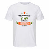 Maillot de Sport Homme Meilleur Ylan Super Pouvoir Cadeau Anniversaire Noël Fête des Pères T-Shirt Respirant Polyester