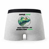 Caleçon Super Pepe - Humour Boxer Gris Idée Cadeau Fête des Pères