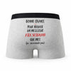 Caleçon Aide Soignant ça n'existe Pas Homme - Humour Boxer Gris Idée Cadeau