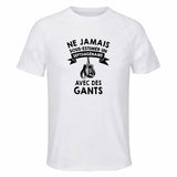 Maillot de Sport Homme Boxe Septuagenaire - T-Shirt Respirant Polyester Manches Courtes - Cadeau Sportif Anniversaire Noël Fête des Pères