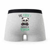 Caleçon Ewen Pas Touche Panda - Humour Boxer Gris Idée Cadeau