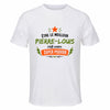 Maillot de Sport Homme Meilleur Pierre-Louis Super Pouvoir Cadeau Anniversaire Noël Fête des Pères T-Shirt Respirant Polyester