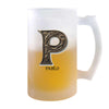 Verre à Bière Pablo Lettre Viking | Chope de Bière Pinte | Idée Cadeau Prénom Motard Jeux de Rôle Vidéo Anniversaire Papa Collègue Départ Retraite Noël