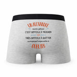 Caleçon Un Alexandre Aussi Génial - Humour Boxer Gris Idée Cadeau
