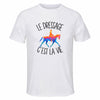 Maillot de Sport Homme Dressage C'est La Vie - T-Shirt Respirant Polyester Manches Courtes - Cadeau Sportif Anniversaire Noël Fête des Pères