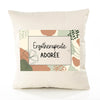 Housse de Coussin Femme Ergothérapeute Adorée Design Graphique déco Salon canapé Chambre Cadeau Femme Anniversaire noël Coussin décoratif Motif Floral