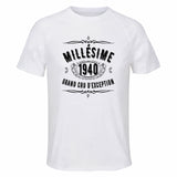 Maillot de Sport Homme 1940 Millesime Grand Cru Ministere Magie - T-Shirt Respirant Polyester Manches Courtes - Cadeau Sportif Anniversaire Noël Fête des Pères