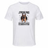 Maillot de Sport Homme Berger Allemand J'peux Pas - T-Shirt Respirant Polyester Manches Courtes - Cadeau Sportif Anniversaire Noël Fête des Pères