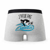 Caleçon Zumba - Humour Boxer Gris Idée Cadeau Passion