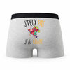 Caleçon Chant - Humour Boxer Gris Idée Cadeau Passion
