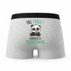 Caleçon Matthias Pas Touche Panda - Humour Boxer Gris Idée Cadeau