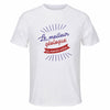 Maillot de Sport Homme pour Geologue Meilleur Monde - T-Shirt Respirant Polyester Manches Courtes - Cadeau Sportif Anniversaire Noël Fête des Pères