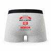 Caleçon Maman Medecin - Humour Boxer Gris Idée Cadeau Fête des Pères