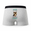 Caleçon Marylene la Plus Chouette - Humour Boxer Gris Idée Cadeau