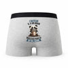 Caleçon Lauteur Panda Grain - Humour Boxer Gris Idée Cadeau