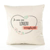 Housse de Coussin Premium Loulou irremplaçable - Coton Canvas Fairtrade Beige Idée Cadeau Décoration Canapé 40x40