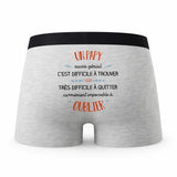 Caleçon Un Papy Aussi Génial - Humour Boxer Gris Idée Cadeau