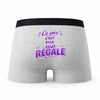 Caleçon Cest Ryan Qui Régale - Humour Boxer Gris Idée Cadeau Fête des Pères