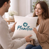 Housse de Coussin Premium Sofian Définition - Coton Canvas Fairtrade Beige Idée Cadeau Décoration Canapé
