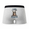 Caleçon Le Fiance Panda Grain - Humour Boxer Gris Idée Cadeau
