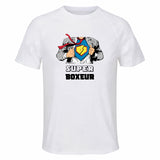 Maillot de Sport Homme Super Boxeur - T-Shirt Respirant Polyester Manches Courtes - Cadeau Sportif Anniversaire Noël Fête des Pères