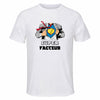 Maillot de Sport Homme Super Facteur - T-Shirt Respirant Polyester Manches Courtes - Cadeau Sportif Anniversaire Noël Fête des Pères