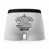Caleçon Docteur Ministère de la Magie - Humour Boxer Gris Idée Cadeau